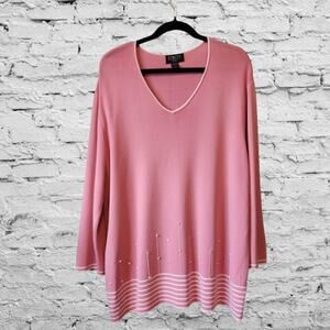 Elegant Pink Sweater by